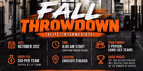 Fall Throwdown (Elite\/Intermediate)
