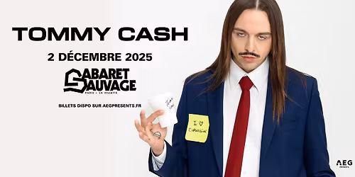 Tommy Cash \u2022 Cabaret Sauvage, Paris \u2022 2 d\u00e9cembre 2025