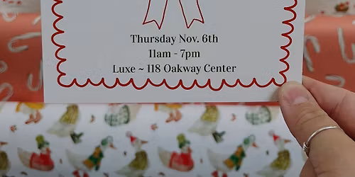 Annual Luxe Holiday Open House!