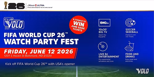 USA vs. Paraguay | Volo's Official World Cup Watch Party \u00d7 Michelob Ultra