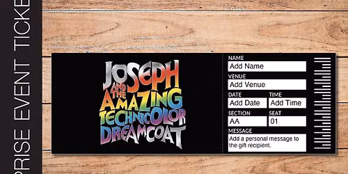 Joseph and the Amazing Technicolor Dreamcoat at Alhambra Theatre - Dunfermline