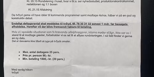 TV Syd v\/Per Klingenberg