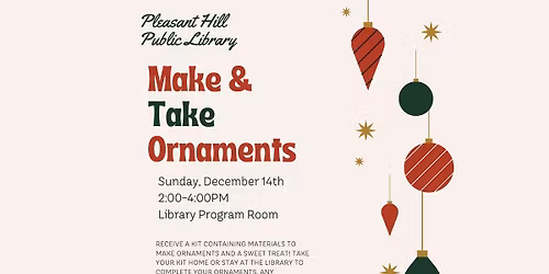Make & Take Ornaments