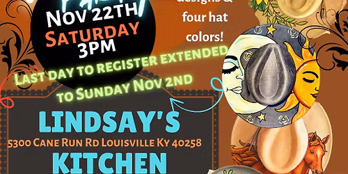 Lindsay's Kitchen Hat Painting Party