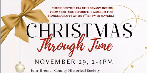 Christmas Season with Sturdevant House and BCHS Museum