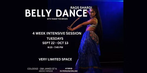 Belly Dance with Tammy The Brown - 4 Week Intensive Session