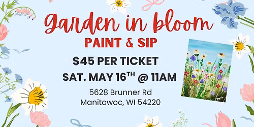 Paint & Sip: Garden in Bloom @ The Balde Farm