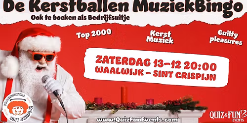 De Kerstballen Muziekbingo | Waalwijk (extra editie) (sold out)