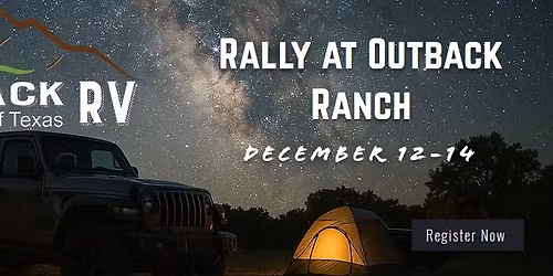 Rally at the Outback - FREE Camping & Community Event