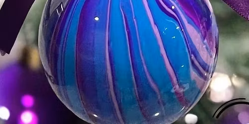 Art Methods for Kids - Paint Pour Ornaments