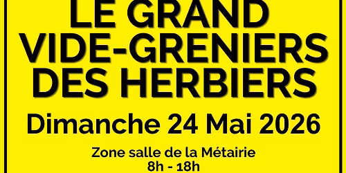 Le Grand Vide-Greniers des Herbiers 2026