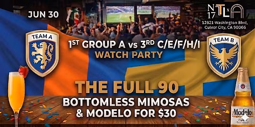 \u26bd 1st Group A vs 3rd C\/E\/F\/H\/I Watch Party \u2014 World Cup 2026 | N17 The Lane