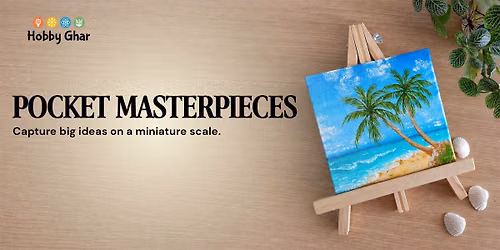 Mini canvas painting