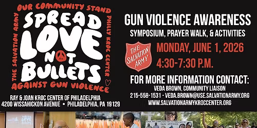 Spread Love, Not Bullets \u2013 Gun Violence Awareness Event