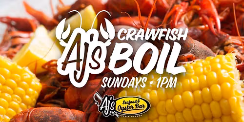 Sunday Funday: Crawfish Boil & Live Tunes at AJ's!