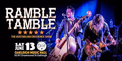 RAMBLE TAMBLE - OAKLEIGH MUSIC HALL