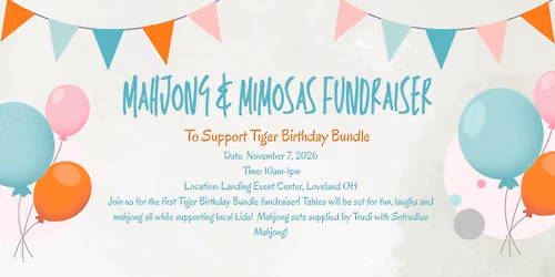 Mahjong & Mimosas Fundraiser