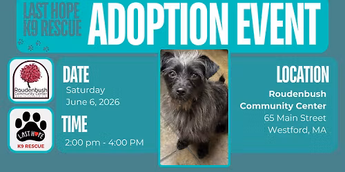 Roudenbush Commounity Center to  host the June Adoption Event!