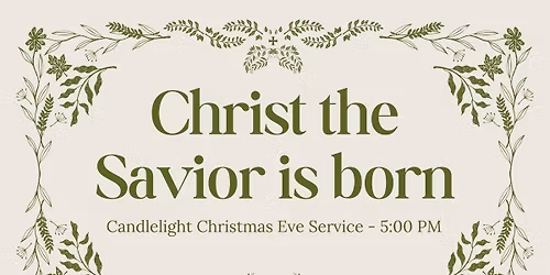 Candlelight Christmas Eve Service at Grace Baptist Church