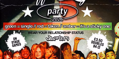 CU NEXT TUESDAY | Traffic Light Party | 06\/10\/2026