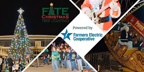 Fate Christmas Tree Lighting Powered by Farmers Electric Co-Op