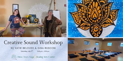Creative Sound \u2013 A Collaborative Sound & Painting Workshop: In Studio with Katie & Gina 