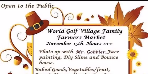 Thanksgiving Farmers Market 