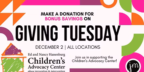 \ud83d\udc99 Join Us for Giving Tuesday at Jean Marie\u2019s! \ud83d\udc99