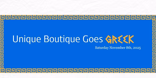 Unique Boutique Goes Greek
