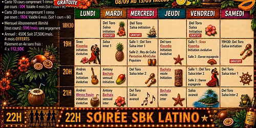 🔥 SEMAINE PORTES OUVERTES GRATUITE 🔥  DU LUNDI 8 AU SAMEDI 13 SEPTEMBRE 2026
