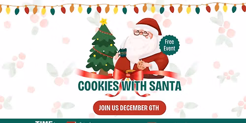 Cookies with Santa at Time to Spare