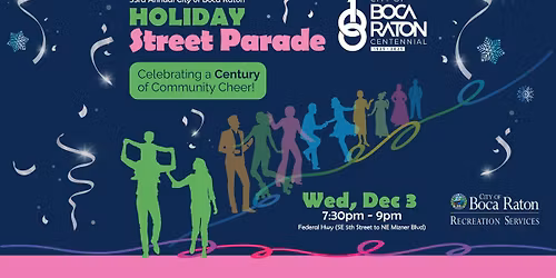 2025 Annual Boca Raton Holiday Street Parade