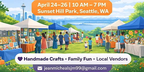 Seattle handmade arts and family market.