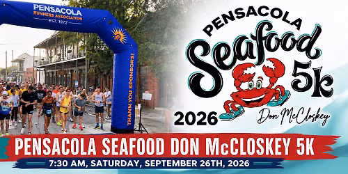 2026 Pensacola Seafood Don McCloskey 5K