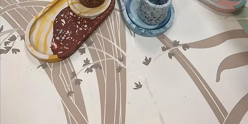 Intro to Jesmonite - The Oval Tray Workshop in Skipton inc. Drinks & Cakes