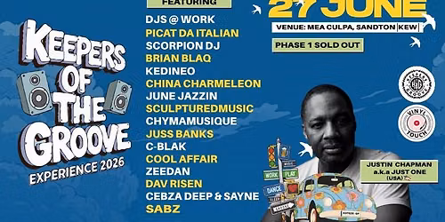 Keepers Of The Groove Experience 2026
