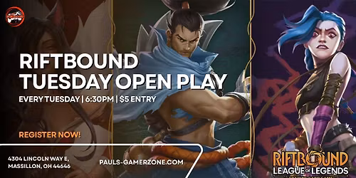 PGZ - Riftbound Tuesday Open Play