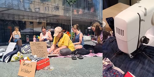 Kl\u00e4dbyte & laga kl\u00e4der tillsammans - Mend in Public