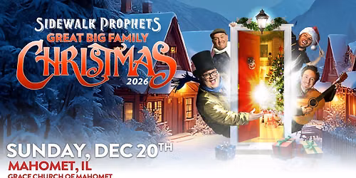 Sidewalk Prophets Great Big Family Christmas 2026