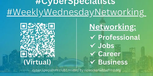 #CyberSpecialists Virtual Job\/Career\/Professional Networking #Spokane