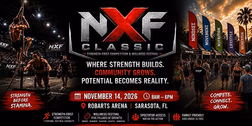 Sarasota's Inaugural NXF Classic  | Competition & Wellness Festival