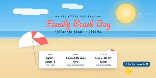 \u2600\ufe0f MPI Ottawa Family Beach Day | Britannia Beach