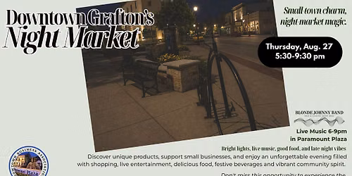Downtown Grafton's Night Market