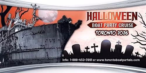HALLOWEEN BOAT PARTY CRUISE TORONTO 2026 | TICKETS STARTING AT $25