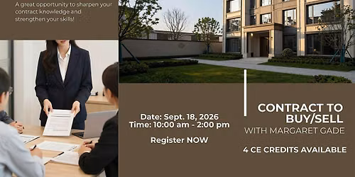 Contract to Buy\/Sell with Margaret Gade