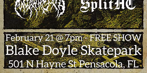 Severed By Dawn and Force Fed Lead at Blake Doyle Skatepark 02\/21