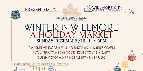 Winter in Willmore A Holiday Market