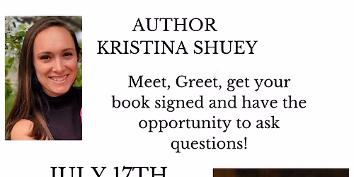 Author Event- Kristina Shuey