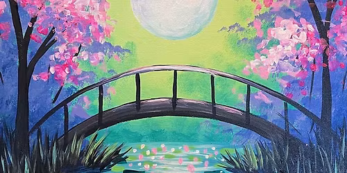 Paint and Sip Event: Moonlit Waterlilies
