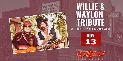 Willie & Waylon Tribute | LIVE at Main Street Crossing